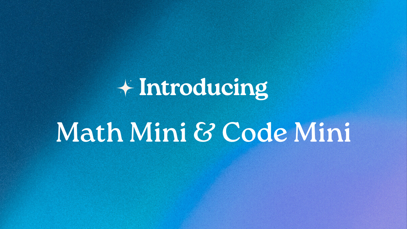 Math Mini and Code Mini Introduction